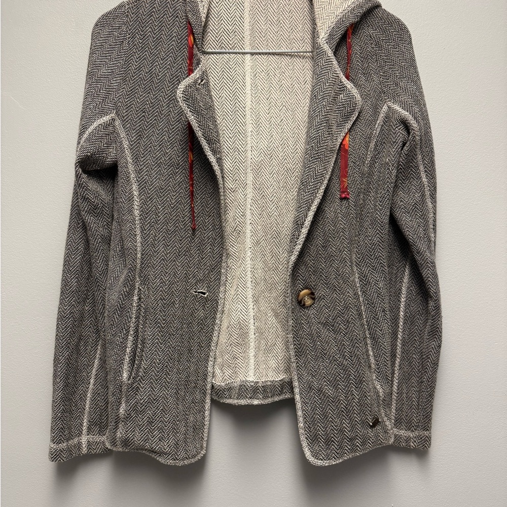Fade By BKE French Terry feel Hooded Sweater Jacket Size S